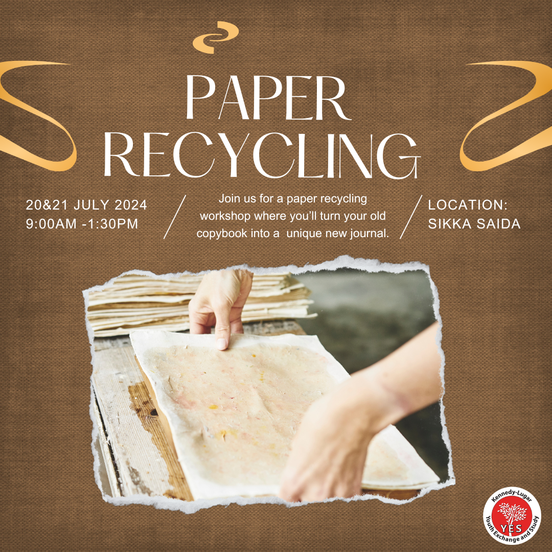 Paper Recycling workshop